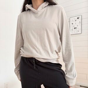 James Perse Cotton jersey hoodie